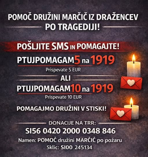 Pomoč družini Marčič